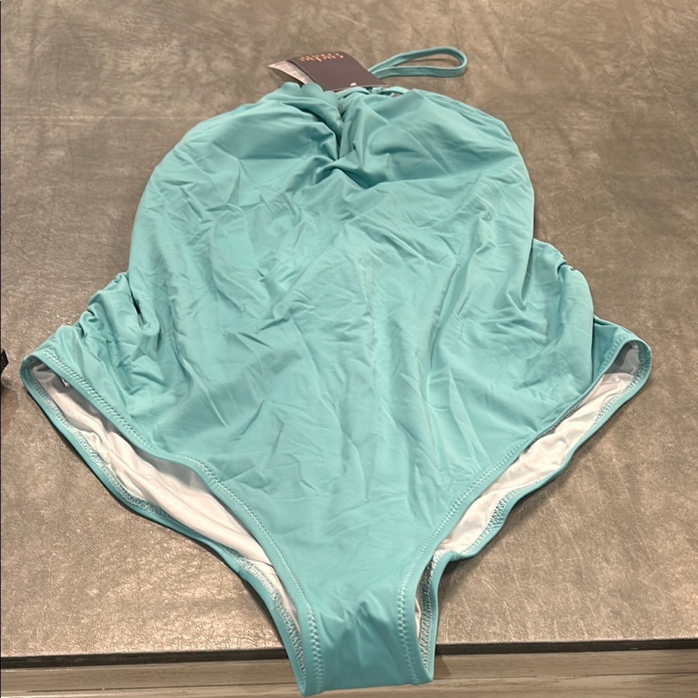 Cache Coeur Light Blue One Piece - Picture 2 of 4
